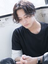 ディッセンバー 伊勢崎(December) メンズ/ブルーブラック/フェザーパーマ/ニュアンスパーマ/