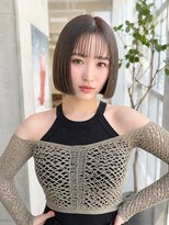 フォト 新宿三丁目(foto)&nbsp;髪質改善縮毛矯正地毛風ストレート切りっぱなしボブ