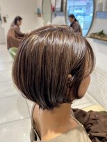 アース モード 新小岩店(EARTH/M) 丸みショート×ハイライト