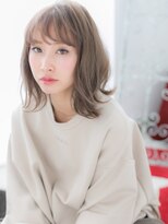 アルバハナレ 横浜(αlba HANARE)&nbsp;関内/髪質改善/ミルクグレージュ×レイヤーハッシュウルフp