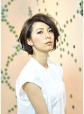 クール＆アシメな大人ショートボブ♪
