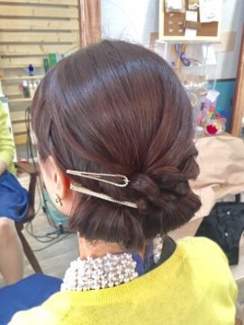 ロカット サロン(Roquat Salon) ロングロールシンプルアップアレンジ【ヘアセット/立川南/立川】