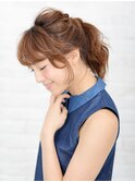 横顔美人な愛されポニーテール