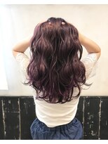 オースト ヘアー ステラ 新宿店(Aust hair Stella) ニュアンスカラー　ピンクバイオレット　ハイトーンカラー