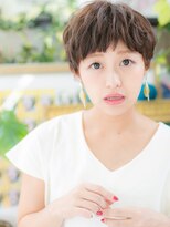 カバーヘア イヴ 戸頭店(COVER HAIR EVE)&nbsp;*EVE戸頭**大人かわいい♪斜めバングのアシメショートb