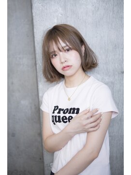 サロンドミルク 原宿(salon de MiLK) 【salon de MiLK 原宿】ショコラアッシュ×耳かけゆるふわカール