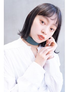 テイラー(Taylor) 【Taylor 】☆大宮 ブルーブラック×外ハネミディ