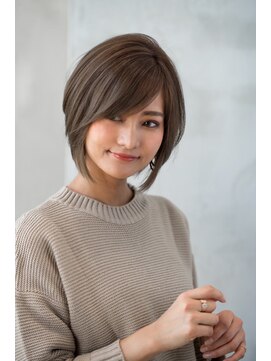 大人かわいい30代40代似合わせカット小顔前下がりショートボブ L ハバナ 天神 Havana のヘアカタログ ホットペッパービューティー