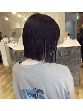 アヴァンス 京橋店(AVANCE) 切りっぱなし ラベンダー パープル