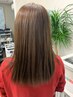 マイクロバブルカット＋カラー＋ストレート＋超音波トリートメント