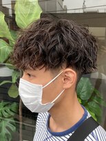 フィフス 原宿(fifth) マッシュコンマヘアツーブロックツイストパーマスパイラルパーマ