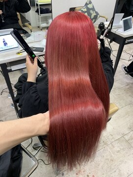アジールヘア 所沢プロペ通り店(agir hair) レッドカラー