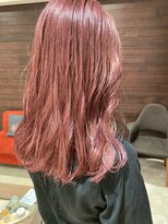 ジャム(Jam) 切りっぱなしロブ×ピンク系カラーで可愛く★中村大輔