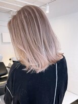 アルバム 渋谷パルコ(ALBUM)&nbsp;バレイヤージュロブ_チェリーブラウンフェミニンロング_ba357932