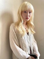 ソイ 下北沢(soi)&nbsp;【White blond】ケアブリーチ_抜きっぱなしブリーチ_ロング