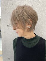 サンド 池袋(sand)&nbsp;イメチェン/ショート/ショートボブ/ハイトーン/白髪ぼかし