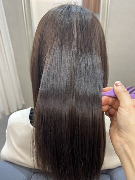 ケサラン 京都上桂(Kesalan) 髪質改善で艶髪のセミロング40代、50代