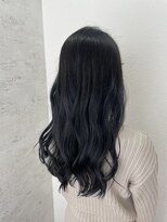 シエル 立川店(CIEL) ネイビーブルー×ロング【CIEL×maki】