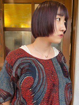 ラムネ ボルドーとボブ。