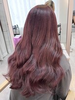 ラビスモア(Lovis moa)&nbsp;切りっぱなしボブ/ピンクブラウン/エアリーロング/美髪のススメ