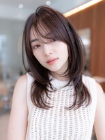 イオ 本厚木(io)&nbsp;韓国レイヤーハッシュカットナチュラルカラーイメチェン小顔