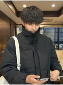 【メンズ】波巻きパーマ
