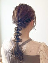 ラ ブランシュ 大宮(La Blanche)&nbsp;ふわふわ編みおろし＊大宮/大宮美容室/ヘアセット/ヘアアレンジ