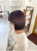 ぱつっとボブ