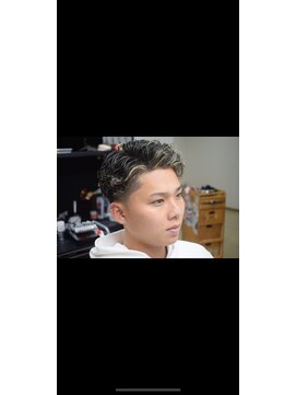 アンドバーバー(&Barber) 73パーマxテーパーフェードxメッシュ