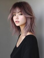 アルトリスト(Altruist Aging×HAIR&SPA)&nbsp;★ダークアッシュ大人ガーリーボブ着物ミディアムレイヤーカット