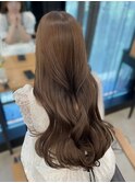 ブリーチなしWカラーで作るヘーゼルベージュ◯ 伊藤