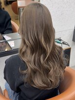 ケーツー エム 京都ラクエ(k-two emu)&nbsp;チョコレートベージュカラー*ロングヘア*ブリーチなしカラー