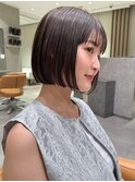ミニボブ 黒髪ボブ ストレートボブ 表参道 青山 30代 40代