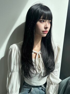 ユーフォリア 新宿通り(Euphoria) ★ワンカールモテ髪前髪小顔カットサイドバング艶感