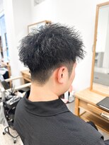 セイドット フクオカ(Say.FUKUOKA)&nbsp;【メンズ★大名】スパイキーショート×スパイラルパーマ×無造作