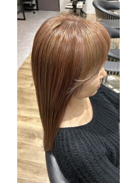 コレットヘアー ザモリオカ(Colette HAIR the MORIOKA) グレイ活かしたピンクベージュ