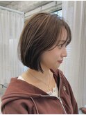 アゴ下のギリギリ結べるボブ