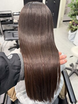 ソソ(soso) 【soso山本】ブリーチなしダブルカラーブラウン