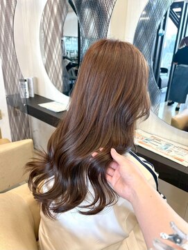 ヘアショップエヌアンドエー 久喜 栗橋店(hairshop N&A) ツヤとくすみ感が絶妙◎大人可愛いアッシュブラウン/ウェーブ