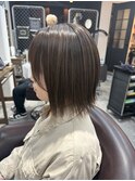 切りっぱなしボブ