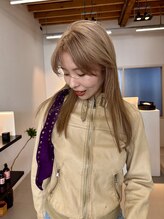 イシュー(issue)&nbsp;ミルクティーベージュ/ハイトーン/ダブルカラー