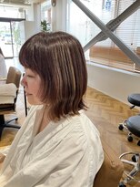 セン バイ エント(sen by emt)&nbsp;顔周りカット＊外ハネミディアム