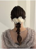 ヘアアレンジ/お呼ばれヘア/網おろしスタイル