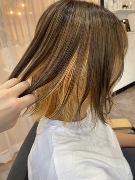 クレイル(CREYLE) インナーカラーイエロー