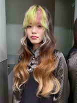 アルバム 銀座(ALBUM GINZA)&nbsp;おくれ毛前髪カットデザインカラー顔周りレイヤー_ba558661