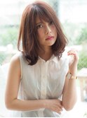 小顔暖色ピンクブラウンベージュラベンダーアッシュグレージュ