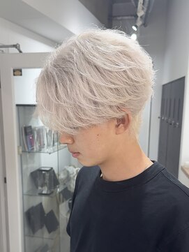 メンズペレ 渋谷(MEN'S PELE) MEN’S HAIR/ブルーブラック/フェザーパーマ/渋谷