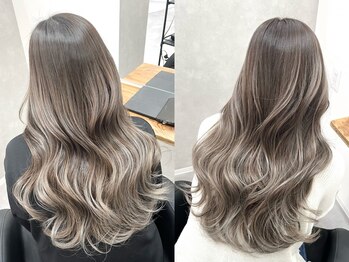 ワク(waku)の写真/白髪を活かす最先端カラー☆オトナ女子の新常識♪ハイライトで白髪をぼかしてオシャレが叶う◎【ブリーチ】