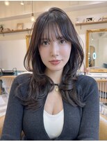 ロンドアベニール 北千住(Lond avenir)&nbsp;ミディアムレイヤーカット/レイヤー/顔周り/韓国/髪質改善北千住