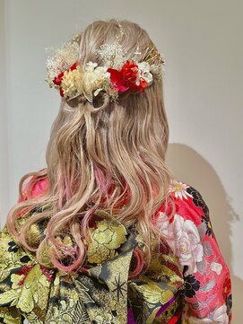 成人式　ヘアセット＆振袖着付　［所沢］